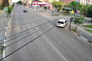 Kreuzung der Straßen Seminarskaya - Pavlova. Webcams Rjasan