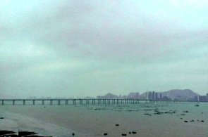 Brücke über die Bucht von Shenzhen. Hong Kong Webcams online
