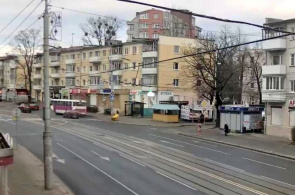 Kreuzung der Straßen Sovetsky Prospekt und Mussorgsky. Webcams Kaliningrad online
