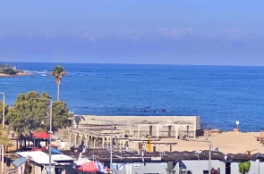 Bat Galim Strand. Winkel 2. Haifa-Webcams online