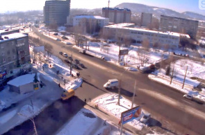 Kreuzung der Straßen Ostrovsky und Gazetnaya. Nizhny Tagil Webcam online