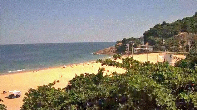 Leblon Beach. Rio de Janeiro Webcams Online