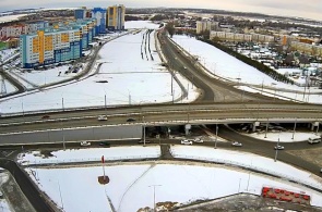 Kreuzung von Krasnaja und Sewastopolskaja. Webcams Saransk