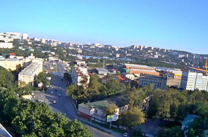 Lugovaya Platz in Richtung st. Sportlich. Wladiwostok Webcam online