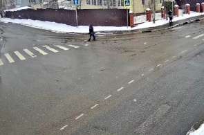 Kreuzung von Pod'yacheva und Surovtsovsky proezd. Webcams Jachroma online