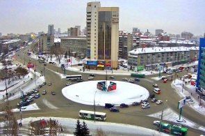 Lunintsev Platz. Webcams Nowosibirsk online