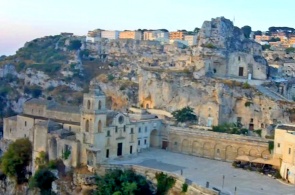 Santa Maria di Idris und San Pietro Caveoso. Webcams Matera online