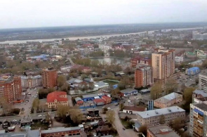 Panorama der Stadt. Webcams Tomsk online