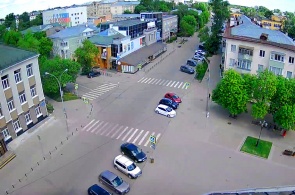 Kreuzung St. Batjuschkowa - Blagoweschtschenskaja. Webcams Wologda