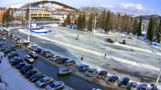 Lenin-Platz. Gorno-Altaisk Webcam online