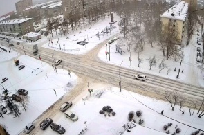 Straße 60 Let Oktyabrya, 54 (Richtung Ya. M. Sverdlov Square). Krasnojarsk Webcams