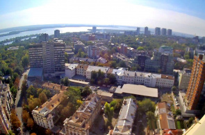 Blick vom LCD Tower. Webcams in Dnepropetrovsk online