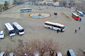 Bahnhofsplatz. Ussuriysk online - Video aus der Region Primorsky
