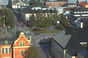 Umfrage Webcam online. Haparanda (Schweden) Blick auf den Süden der Stadt.