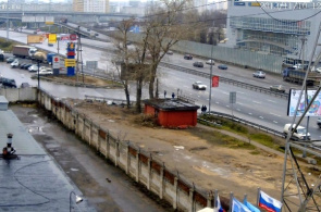 Die Kreuzung der Moskauer Ringstraße und der Jaroslawler Autobahn. Mytishchi Webcam online