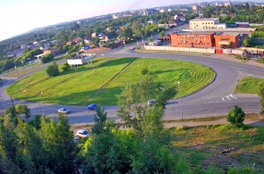 Autobahnkreuz Chernoistochinskoe und Chelyuskintsev-Straße. Webcams Nischni Tagil