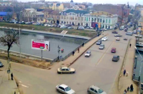 Sapozhnikovsky Brücke (früher Spassky). Astrachan Webcam online