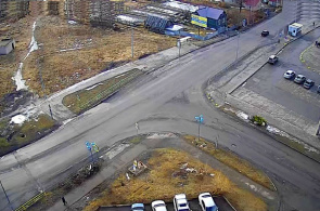 Kreuzung der Straßen von Novobrick und Wallets. Kondopogi Webkameras online
