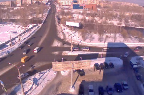 Kreuzung der Straßen Ostrovsky und Serov. Nizhny Tagil Webcam online