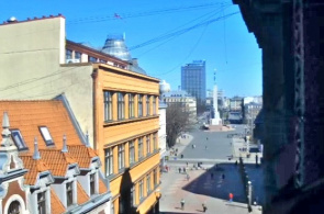 Freiheitsdenkmal. Riga Webcam online