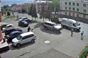 Herzen Street. Omsk Webcam online