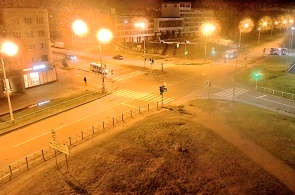Kreuzung der Straßen Pobeda und Fedyuninsky. Lomonosov-Webcams