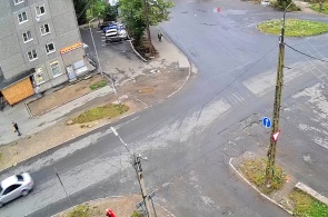 Kreuzung der Straßen Sudostroitelnaya - Kemskaya. Webcams Petrosawodsk