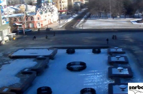 Webcam der Straßen von Kirov-Radishchev. Saratov Webcam online