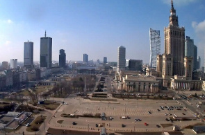 Defilad Square (Parades) Warschau Webcam online