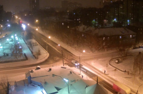 Teil st. Patsayeva Ave. - Likhachevskoye Shosse Webcam online