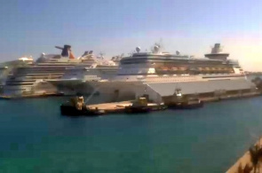 Hafen von Nassau, Bahamas Webcam online