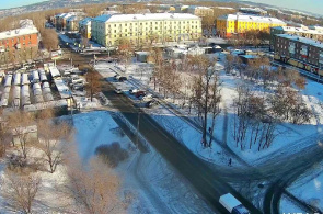 Platz auf der Straße Muravyova. Webcams Irkutsk online