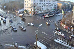 Kreuzung der russischen Straße mit Victory Avenue Webcam online