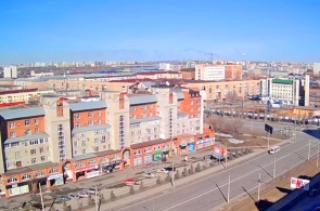 Kreuzung von Schukow und Maslennikow. Omsk-Webcams