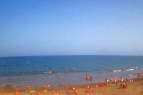 Zentraler Strand von El Medano. Webcams Teneriffa online