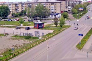 Kreuzung von Sieg und Puschkin. Webcams von Kamensk-Uralsky