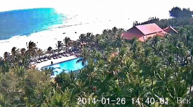 Gebiet des Hotels SEALION BEACH RESORT & SPA 4 * Webcam online