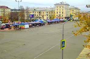 Lenin-Straße. Webcams Krasnoturinsk