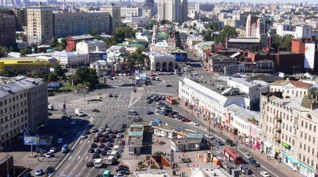 Taganskaya Platz Webcam online. Moskau in Echtzeit