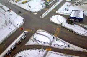 Webkamera mit Blick auf die Kreuzung der Chapaev Street - North