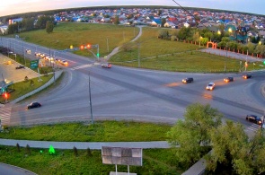 Kreuzung von Sportivnaya und Pobeda. Webcams Juschnouralsk