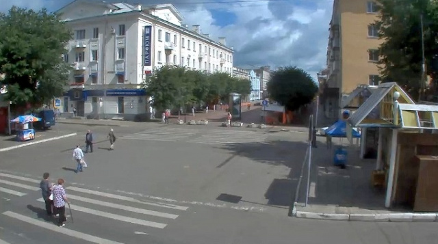 Radishchev Boulevard. Tver Webcam online