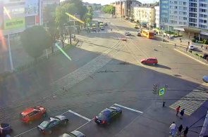 Kreuzung Leninsky Prospekt und st. Schewtschenko. Webcams Kaliningrad