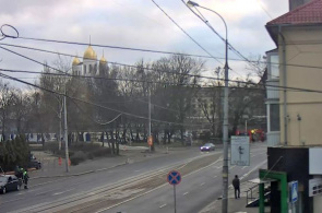 Kreuzung der Straßen Sovetsky Prospekt und Tschaikowsky. Webcams Kaliningrad online