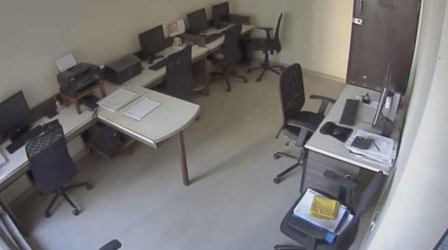 Büro eines privaten Unternehmens. Web-Kamera-Mumbai Online