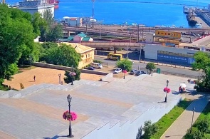 Potemkinsche Treppe, Ansicht Nr. 2. Odessa-Webcams online