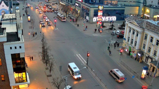Kirov Straße. Webcams Kaluga online