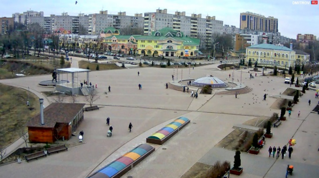 Sowjetischer Platz. Dmitrov Webcams online - Video aus den Städten in der Nähe von Moskau