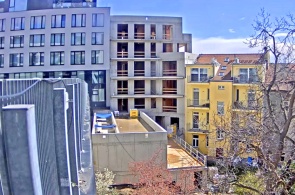 Bau von Wohngebäuden Vitalität. Prager Webcams
