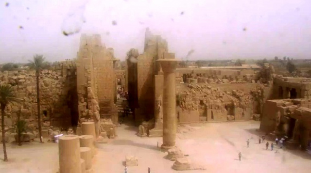 Webcam im Kanarischen Tempelkomplex